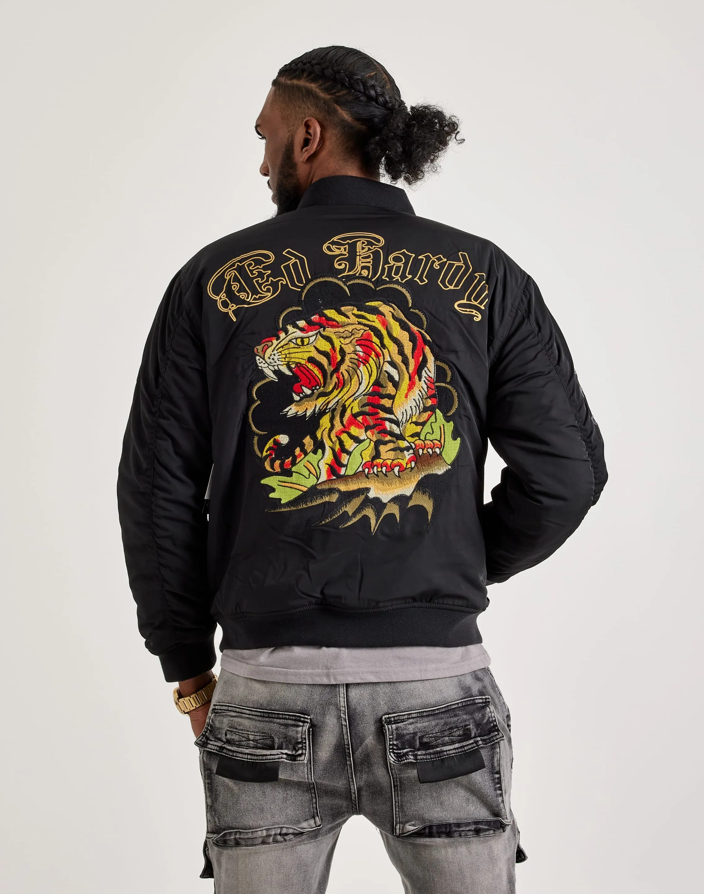 Ed Hardy Tiger Bomber Jacket