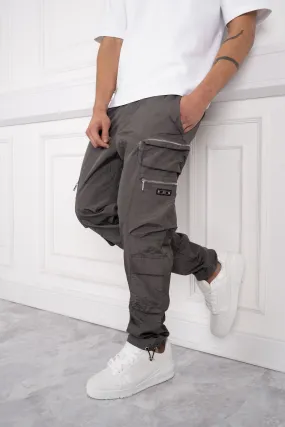 Electra Box Pocket Cargo Pants - Charcoal