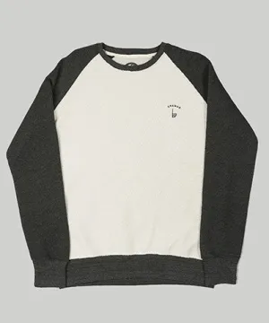 EMB Reverse Sweatshirt Black/Ecru