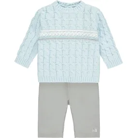 Emile et Rose - pale blue & grey, 2 piece set, Cooper