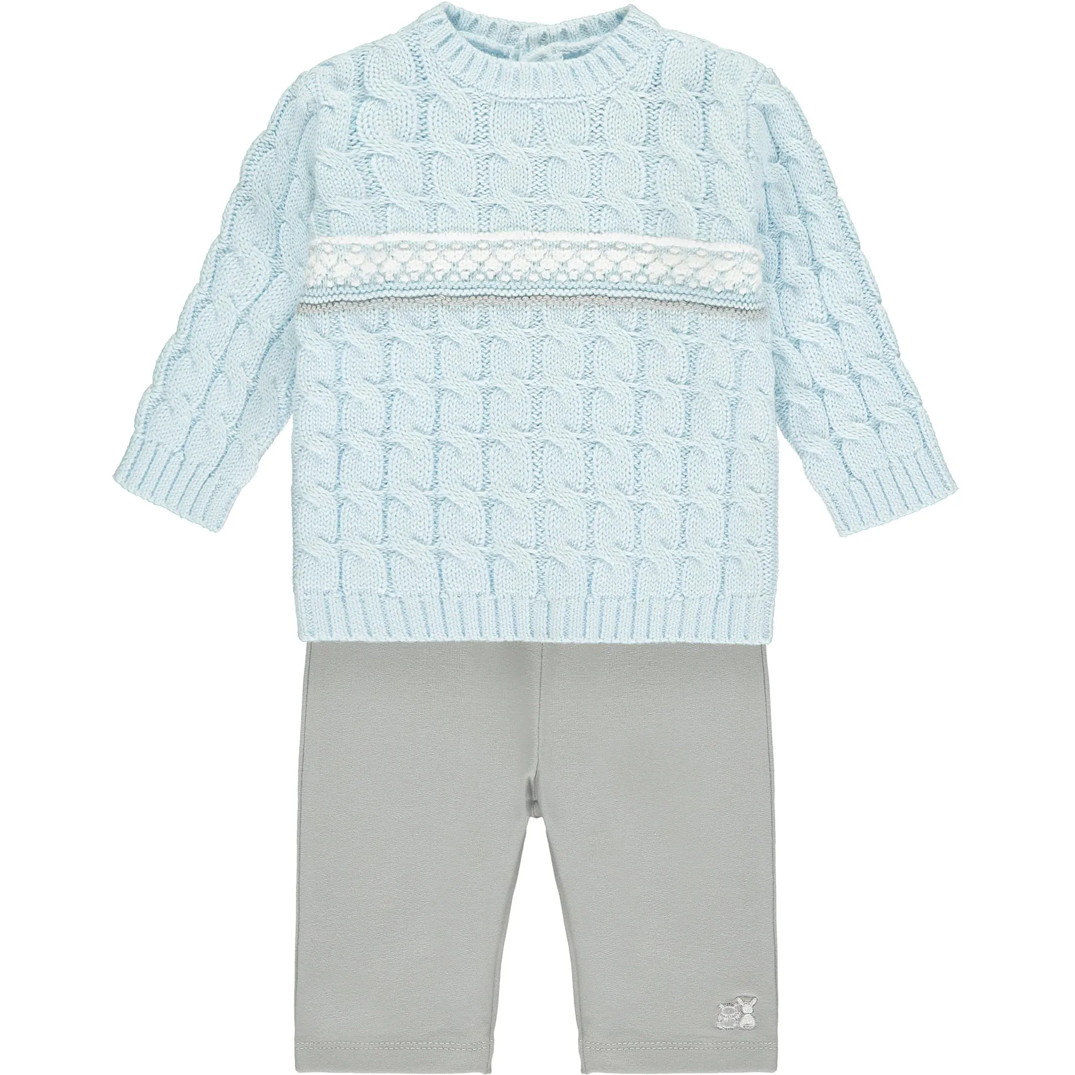 Emile et Rose - pale blue & grey, 2 piece set, Cooper