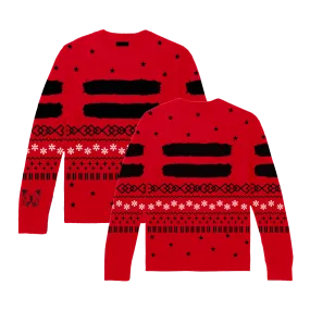 Equals Red Christmas Jumper