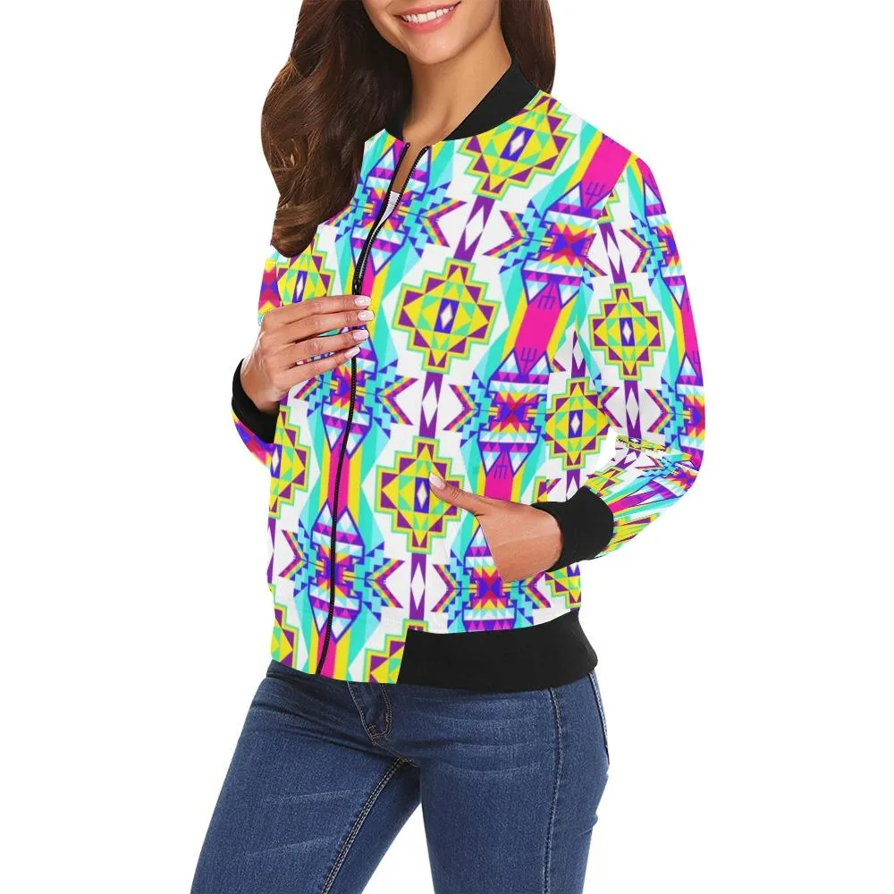 Fancy Champion Bomber Jacket for Women