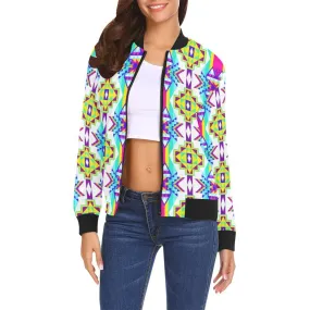 Fancy Champion Bomber Jacket for Women