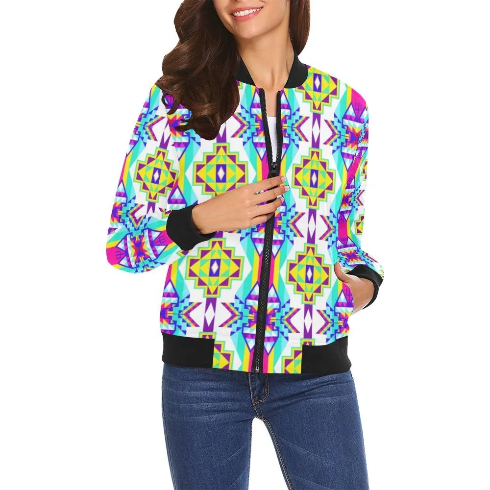 Fancy Champion Bomber Jacket for Women