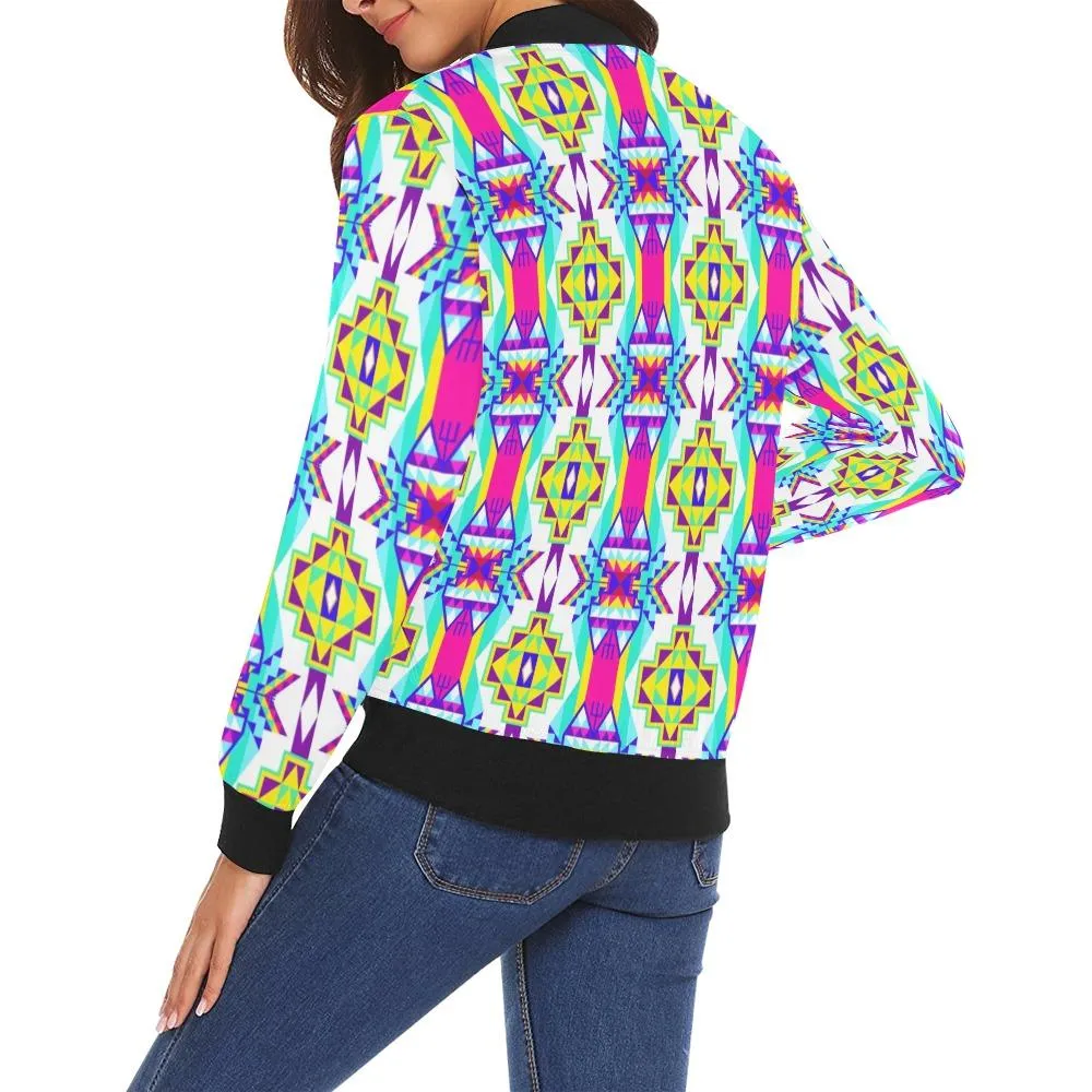 Fancy Champion Bomber Jacket for Women