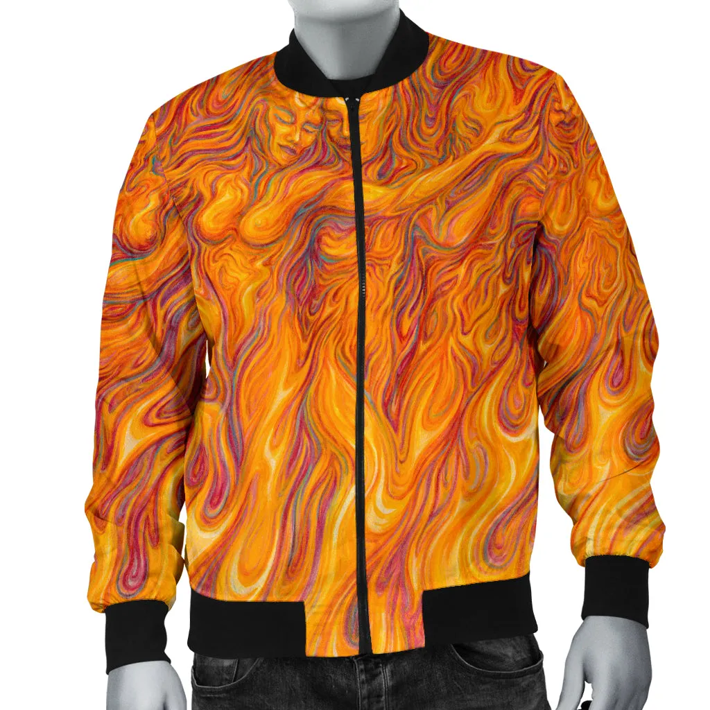 FLAMES OF PASSION BOMBER JACKET | MARK HENSON