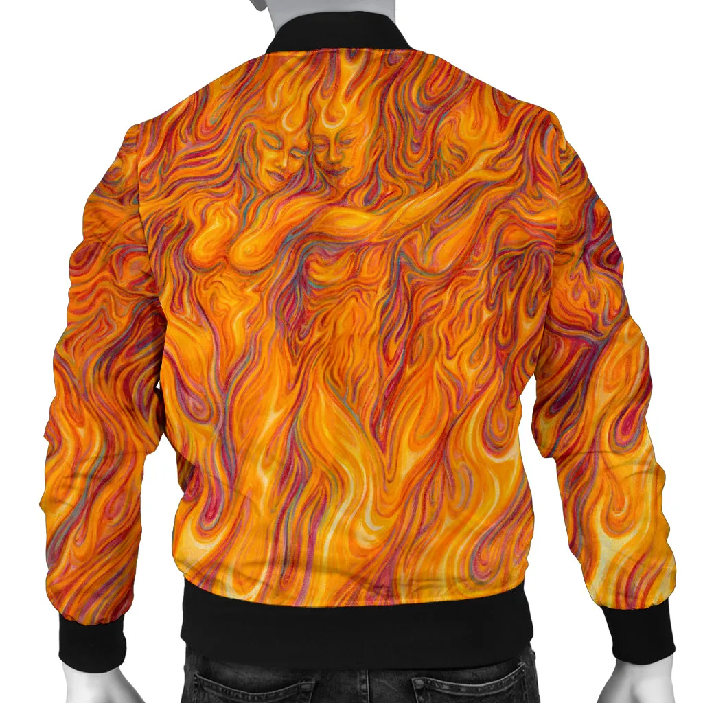 FLAMES OF PASSION BOMBER JACKET | MARK HENSON