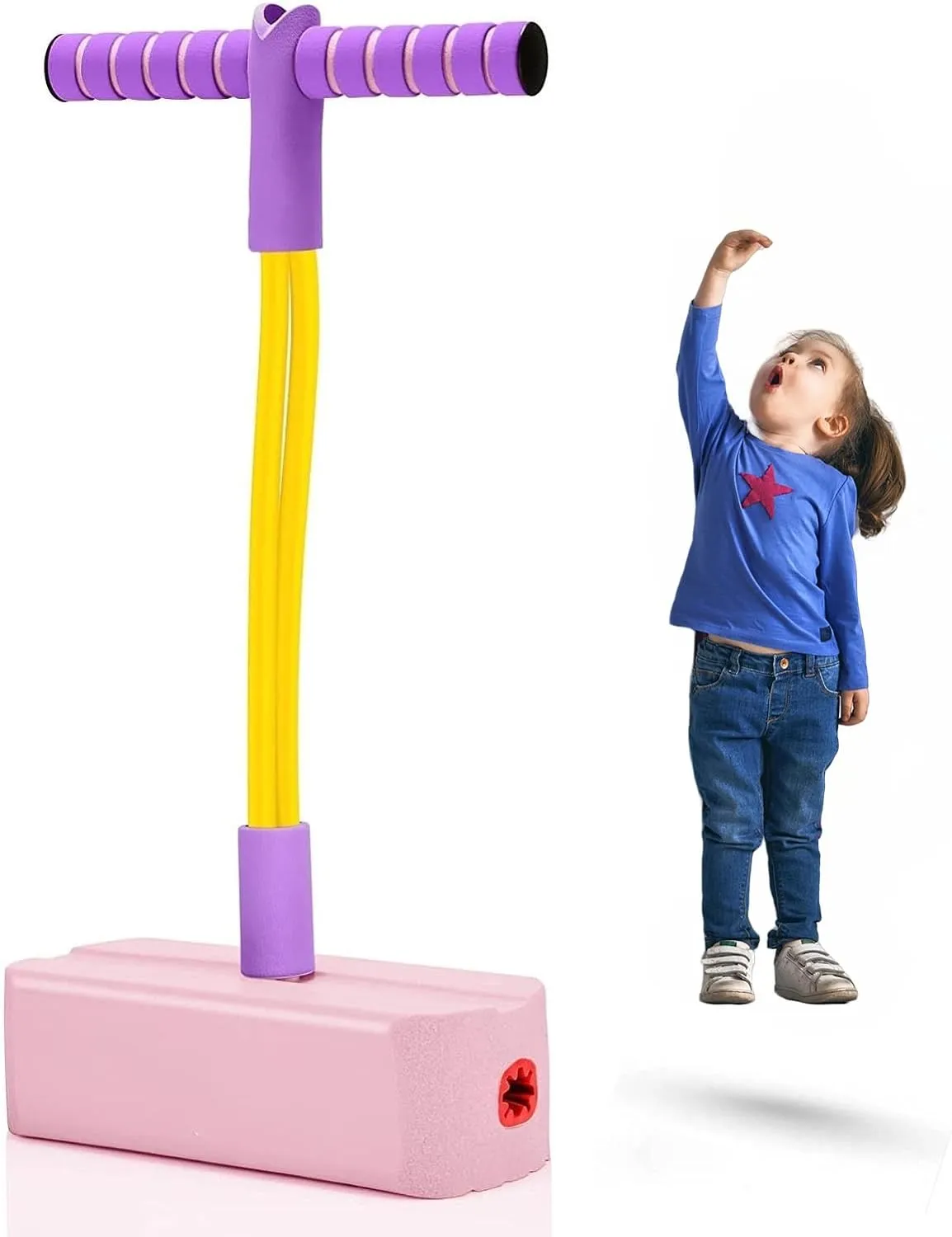 Foam Pogo Jumper - Pink