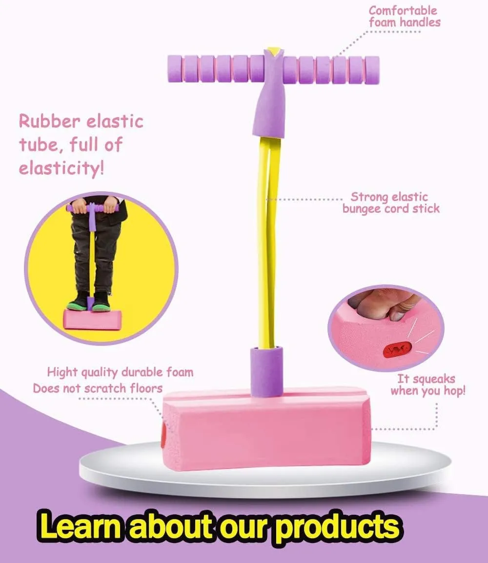 Foam Pogo Jumper - Pink