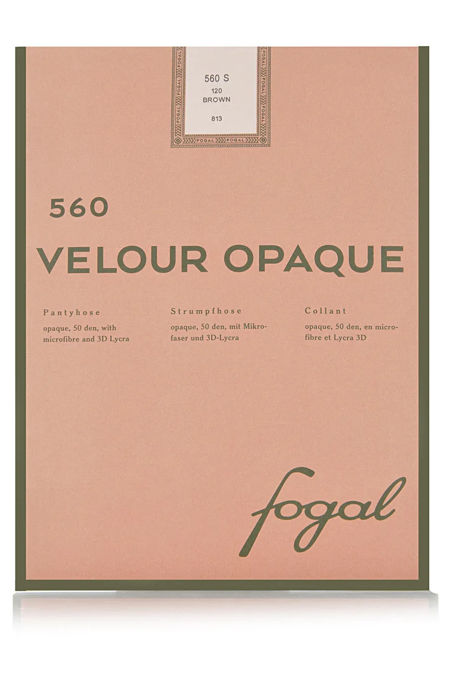 FOGAL 560 VELOUR OPAQUE Tights 50D 512 Smaragd