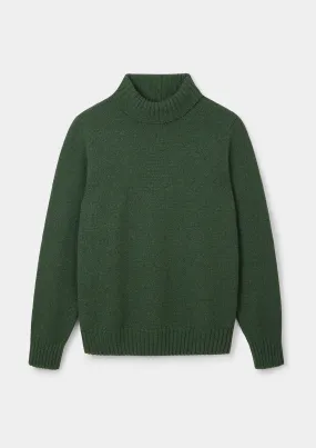 Forest Melange Roll Neck Jumper