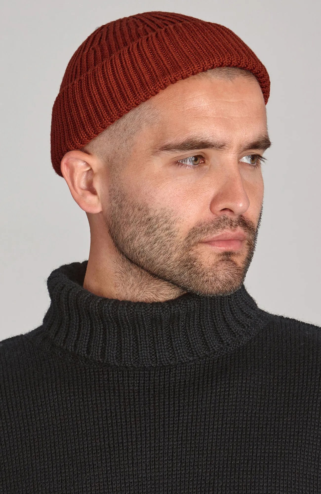 Heavyweight Extra Fine Merino Fisherman Beanie