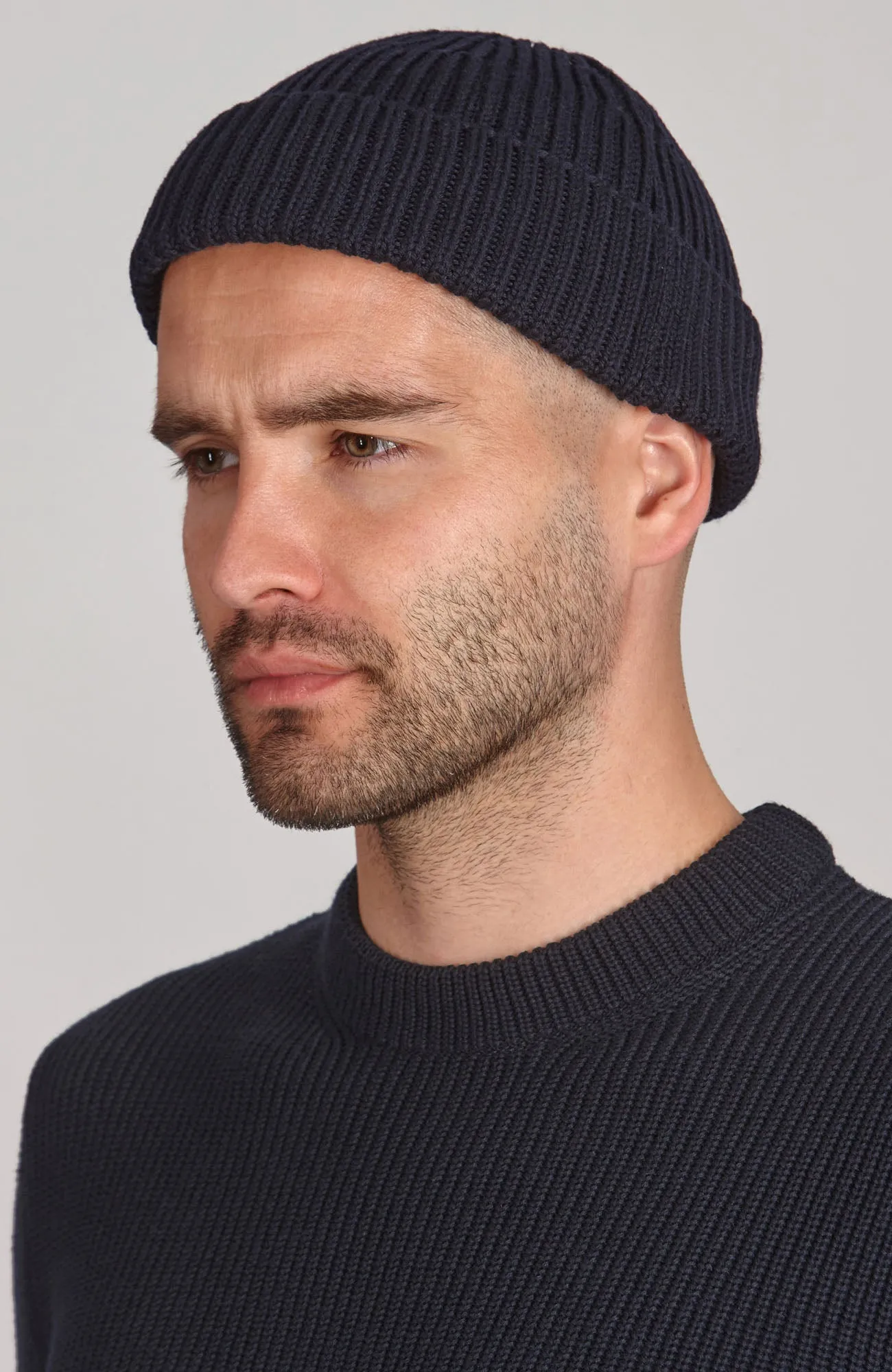 Heavyweight Extra Fine Merino Fisherman Beanie