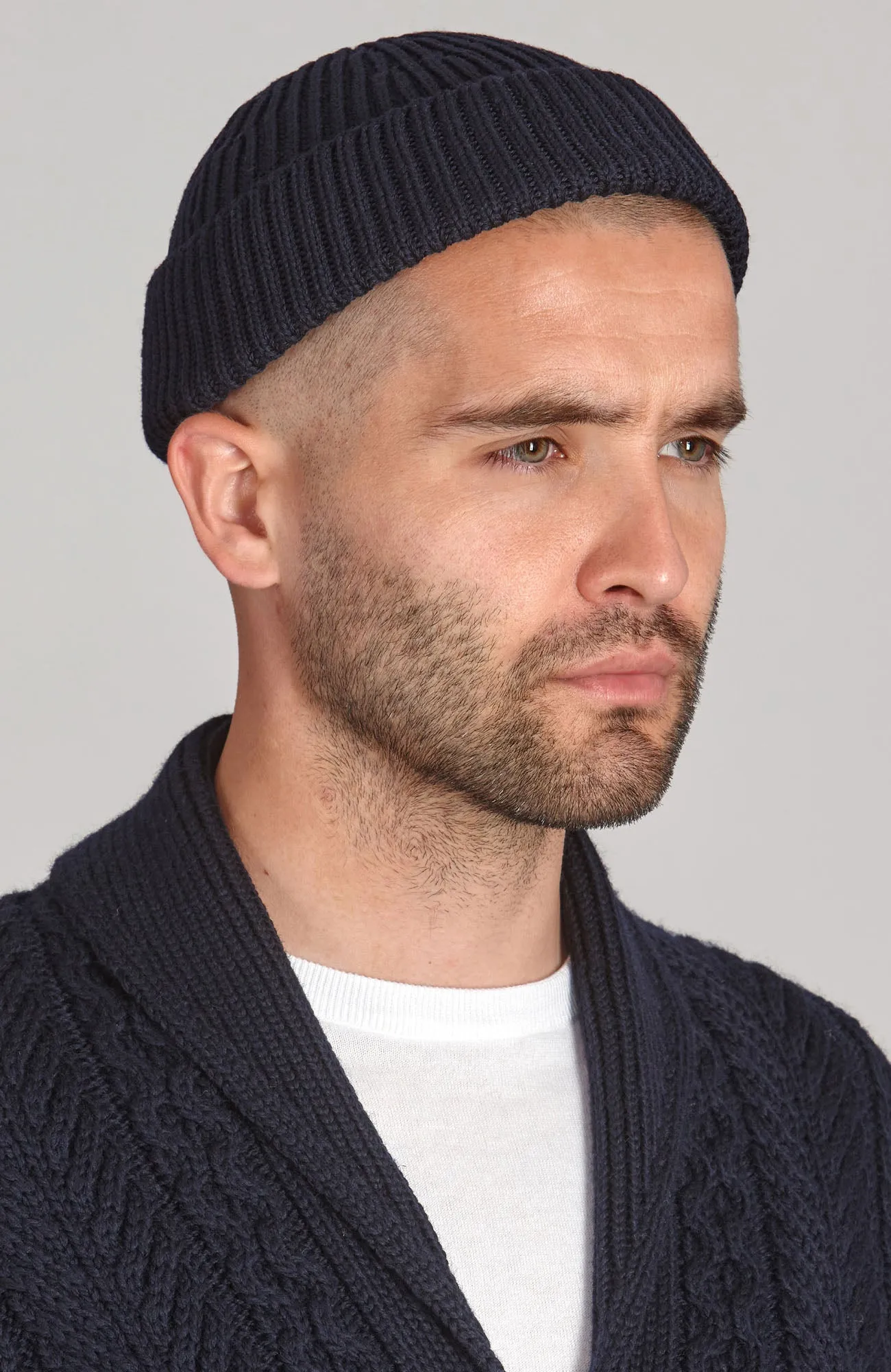 Heavyweight Extra Fine Merino Fisherman Beanie