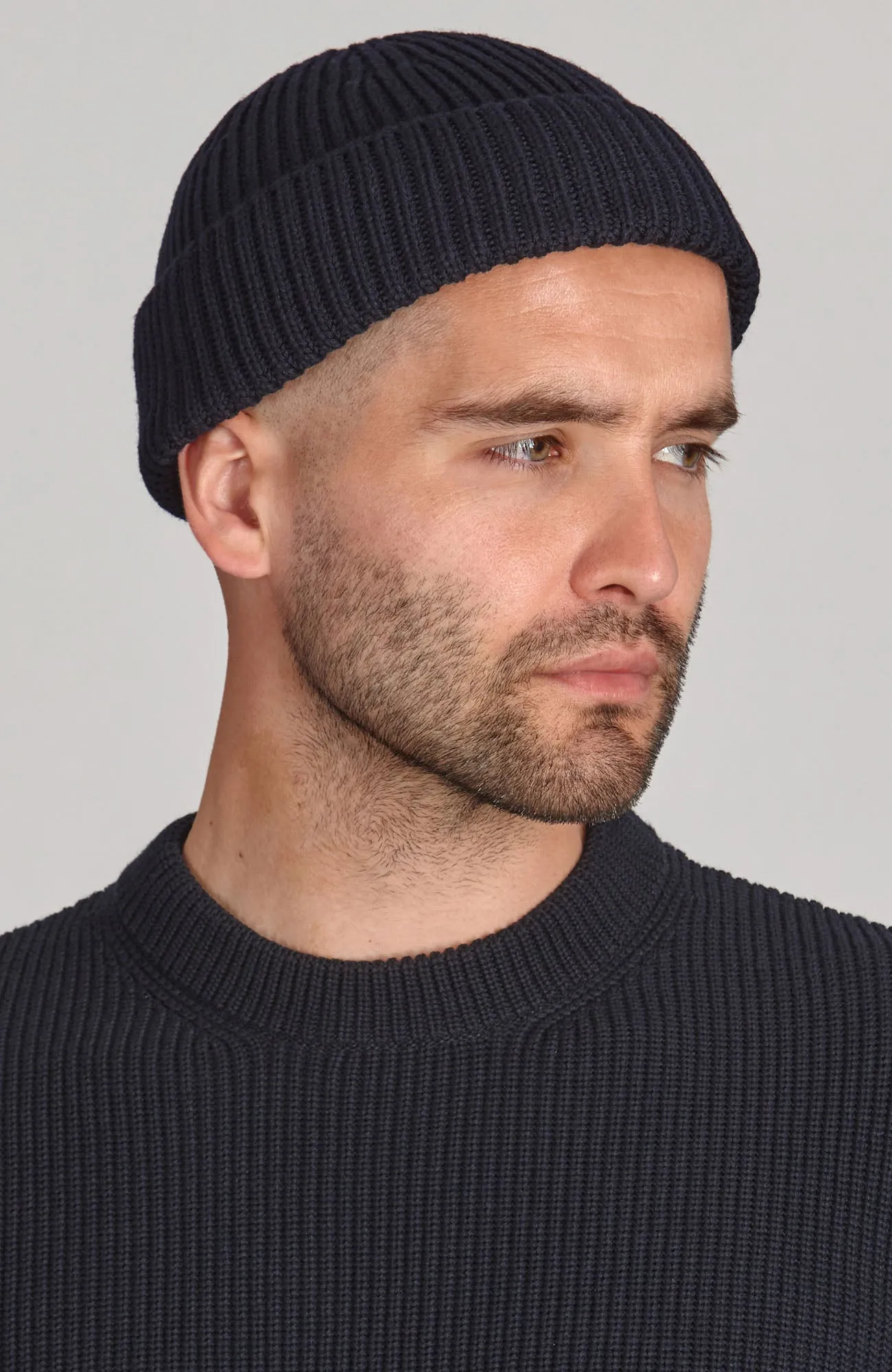 Heavyweight Extra Fine Merino Fisherman Beanie