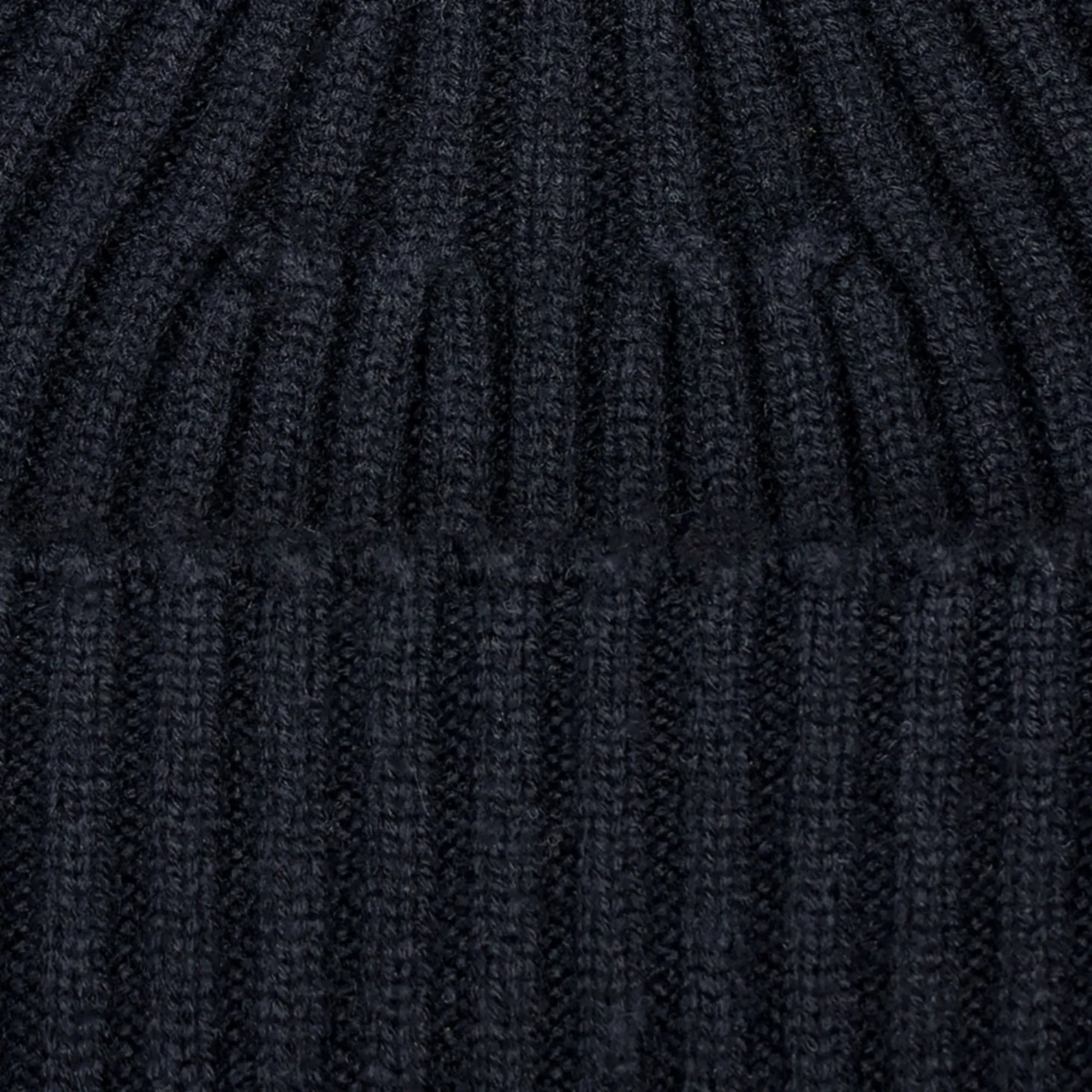 Heavyweight Merino Cashmere Ribbed Beanie