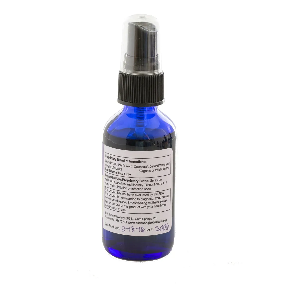 Herbal Cesarean Spray with Lavender, To Support Healthy Skin*  2 oz.