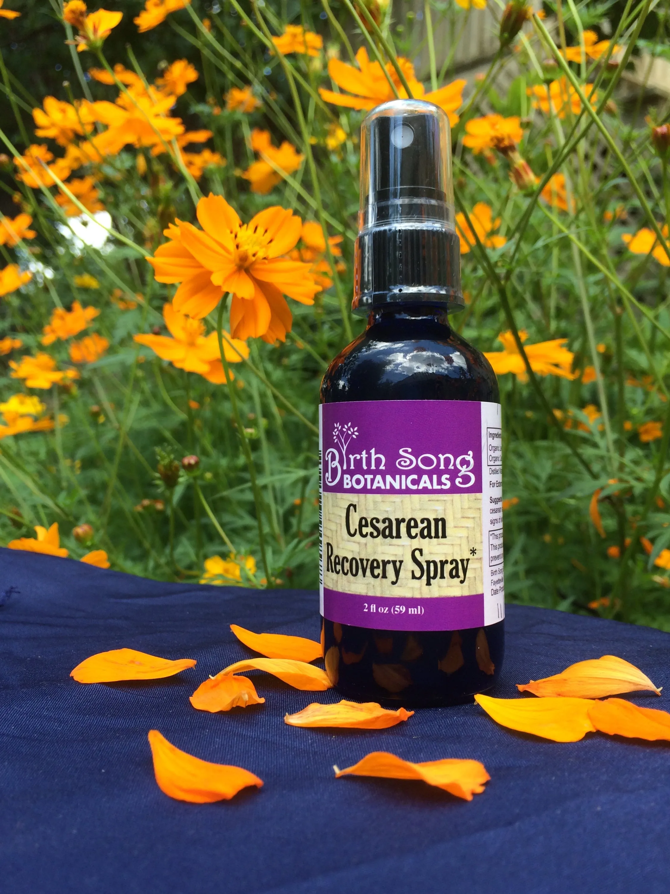 Herbal Cesarean Spray with Lavender, To Support Healthy Skin*  2 oz.