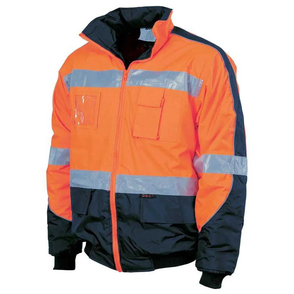 Hi Vis Contrast Bomber Jacket