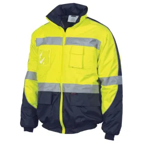 Hi Vis Contrast Bomber Jacket