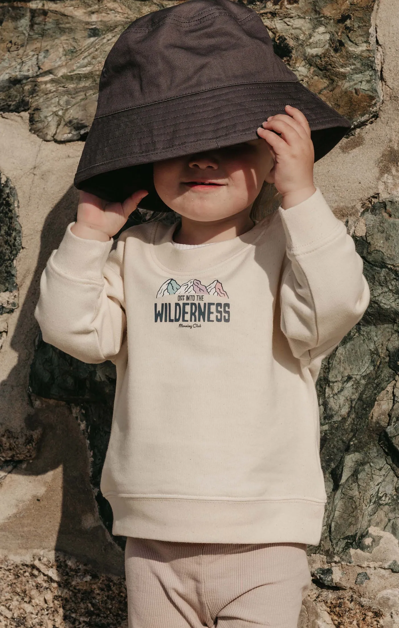 Into The Wilderness Organic Cotton Childrens Sweatshirt