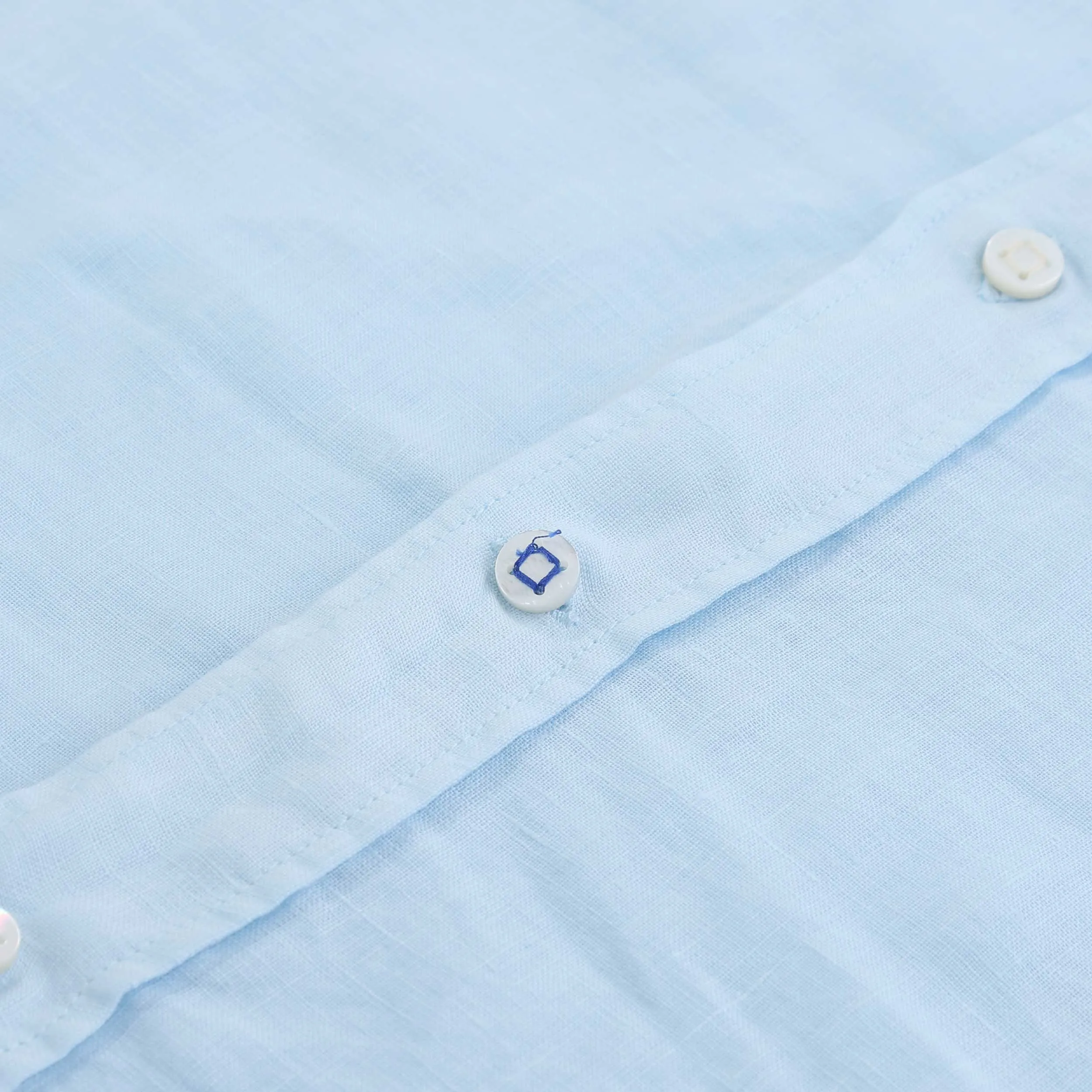 Jacob Cohen Basic Linen Shirt in Sky Blue