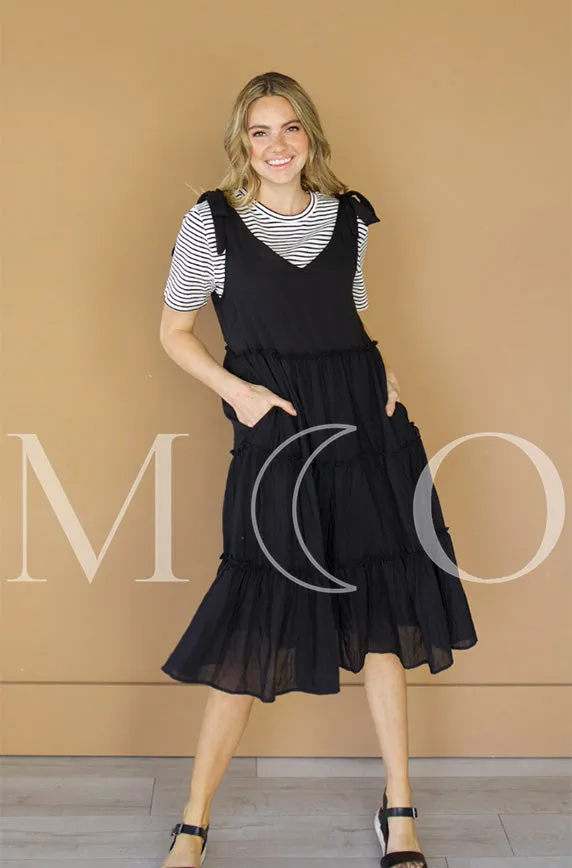 Jamie Black Jumper - MCO - Nursing Friendly - Maternity Friendly