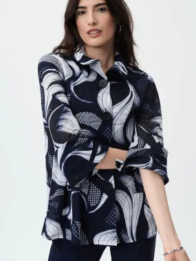 Joseph Ribkoff Swirl Print Jacket 231244 1848