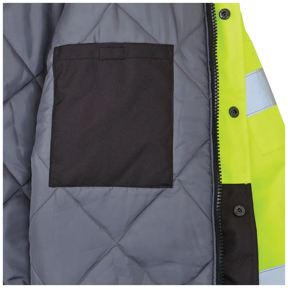 Klein Tools 60612 High-Visibility Winter Bomber Jacket, 3XL