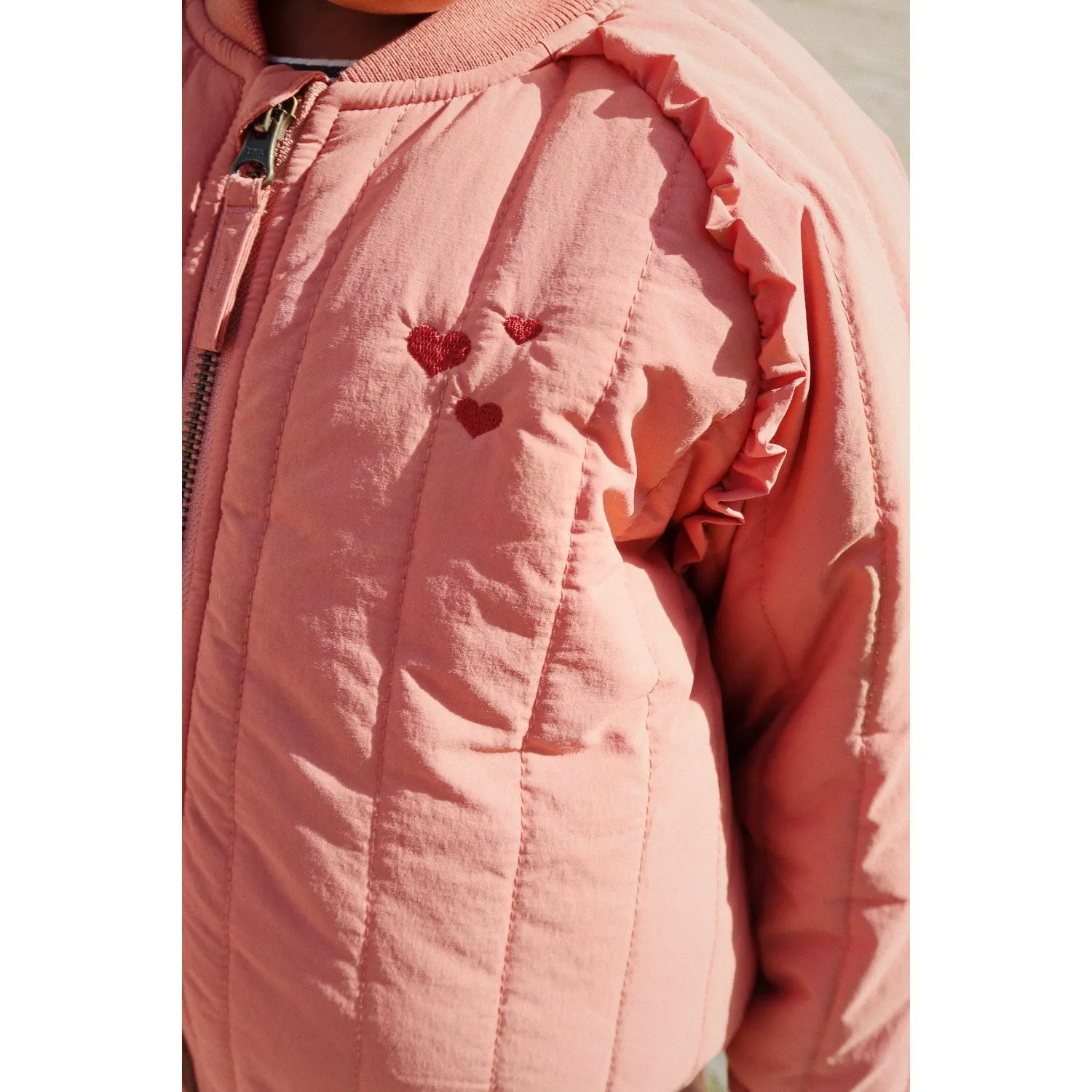 Konges Sløjd Canyon Rose Juno Frill Bomber Jacket