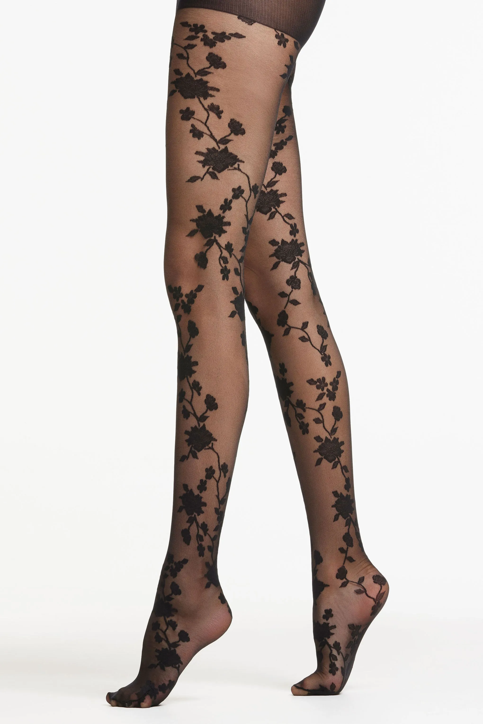 Levante | Gabriella Bold Floral Tights