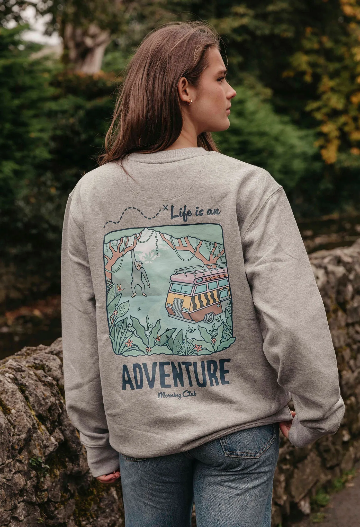 Life Is An Adventure Organic Cotton Sweatshirt