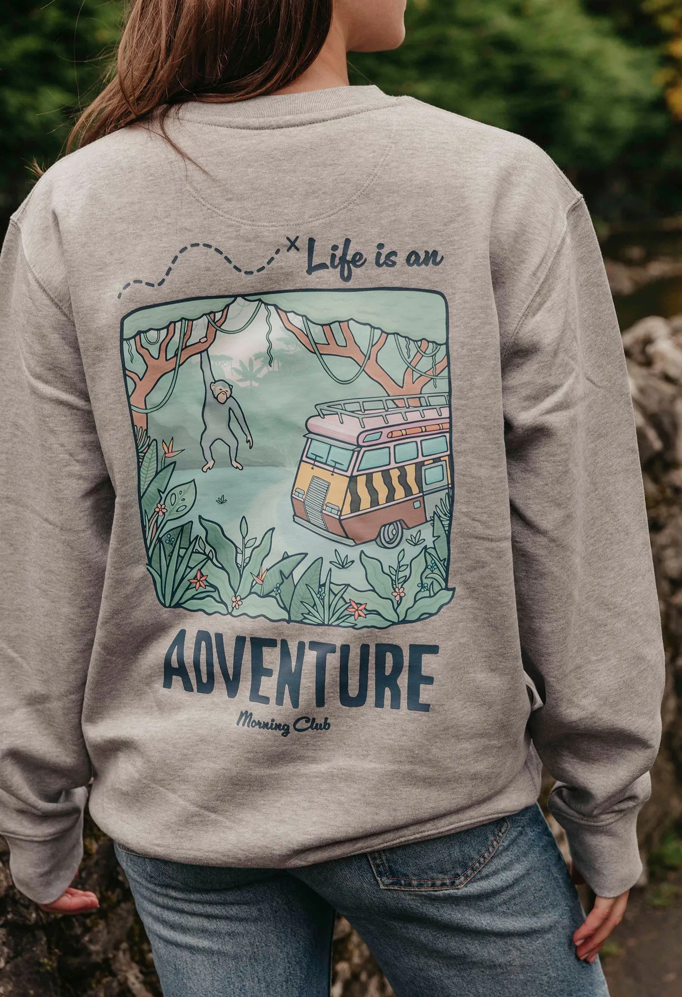 Life Is An Adventure Organic Cotton Sweatshirt