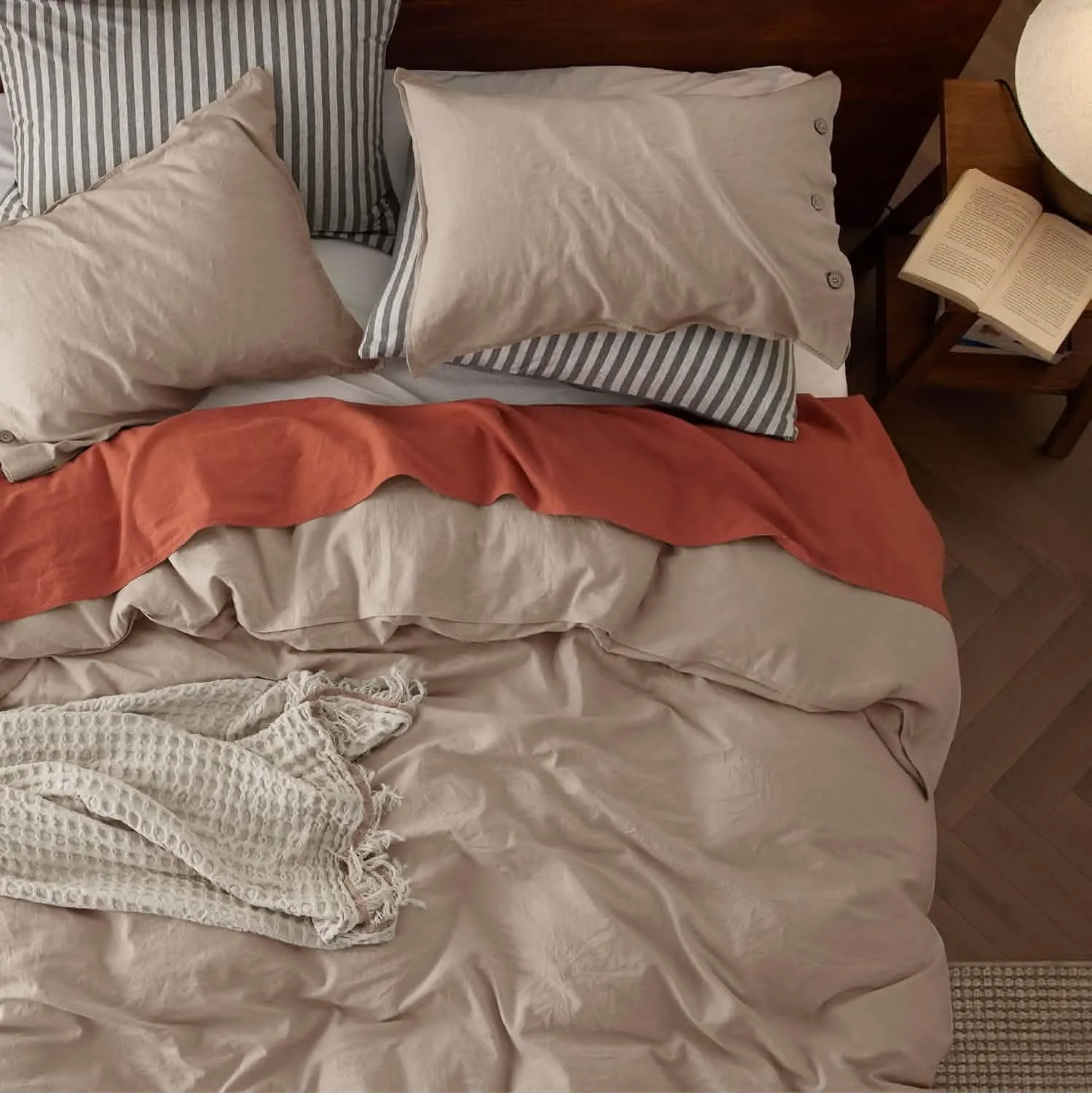 Linen Cotton Duvet Cover Set