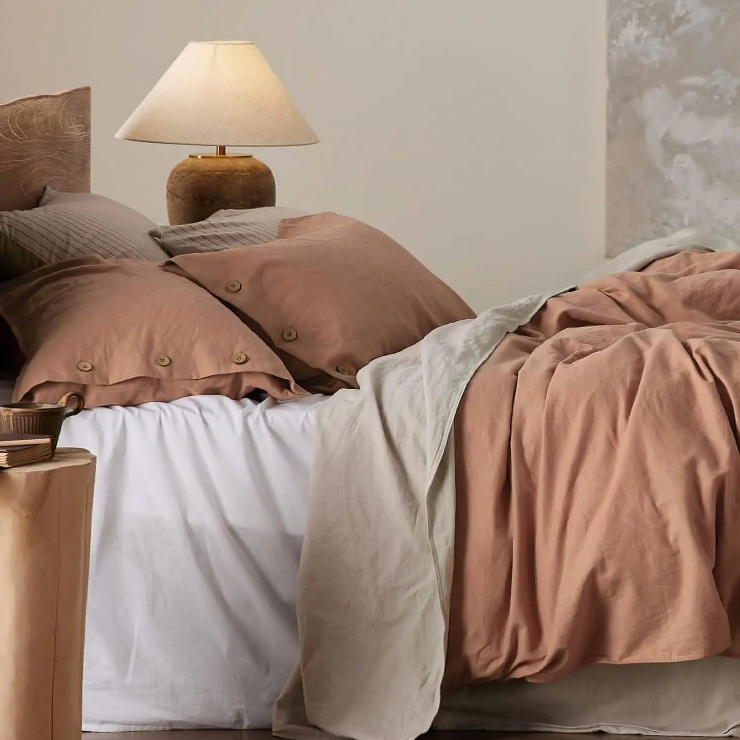 Linen Cotton Duvet Cover Set