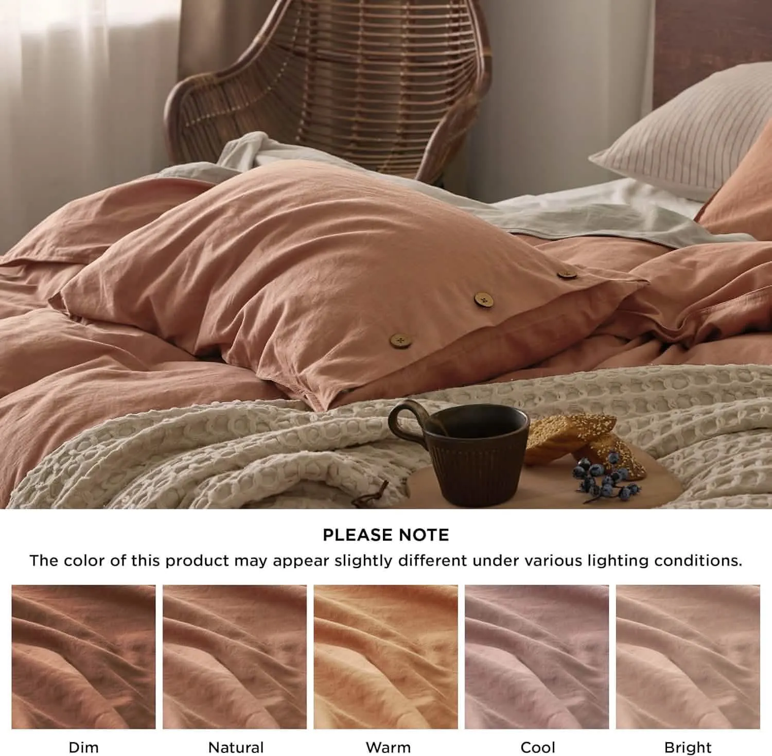 Linen Cotton Duvet Cover Set