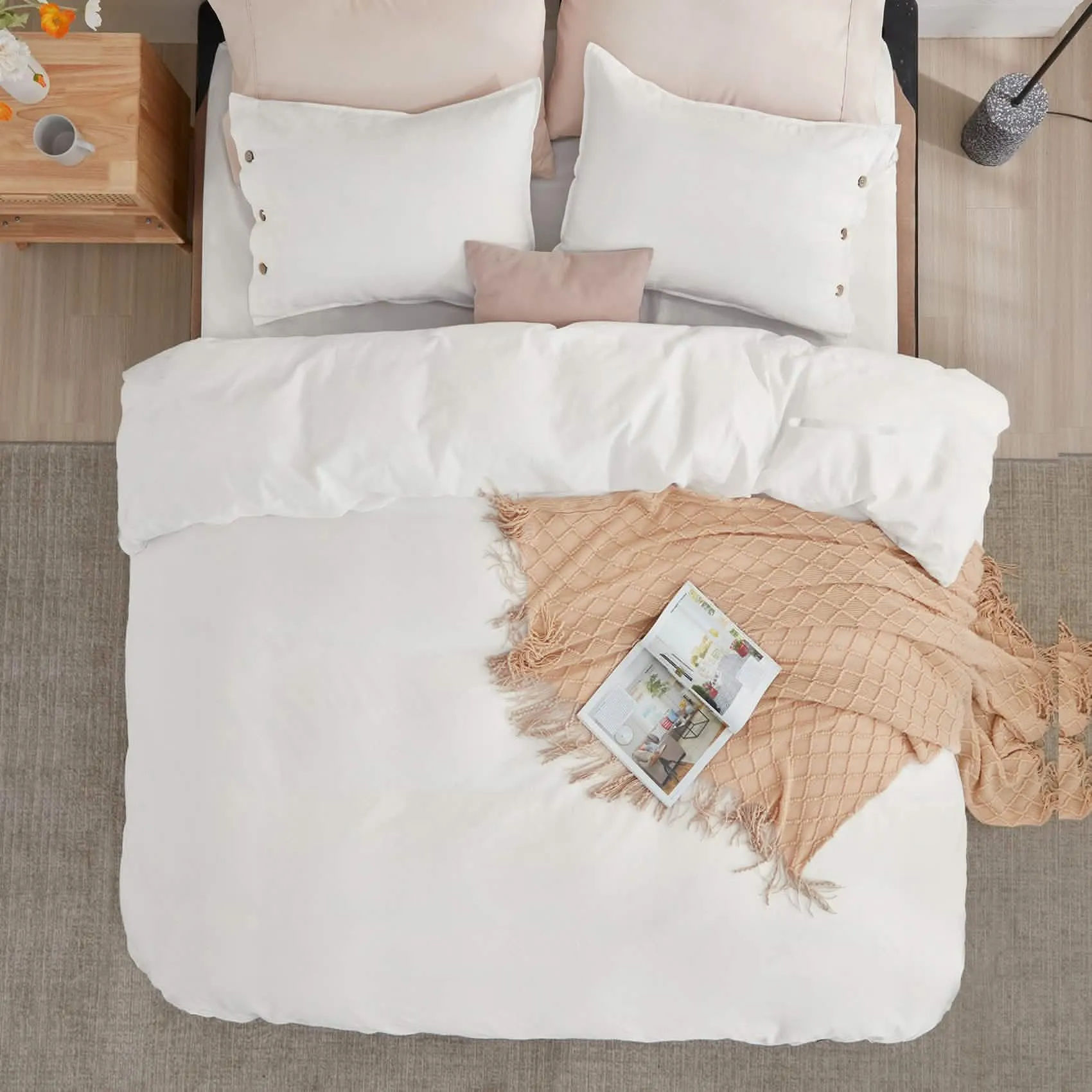 Linen Cotton Duvet Cover Set