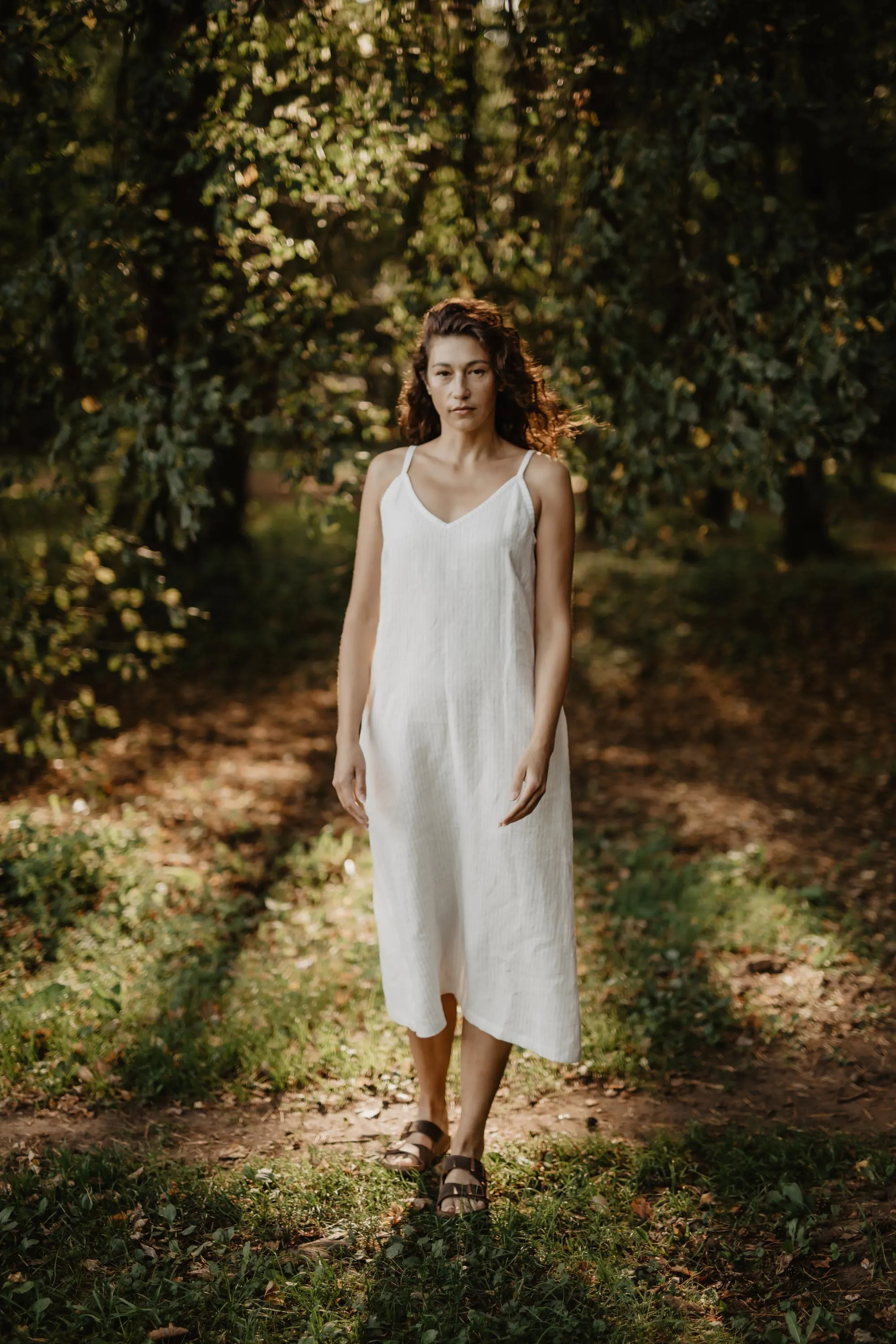 Linen long dress Jakarta by AmourLinen