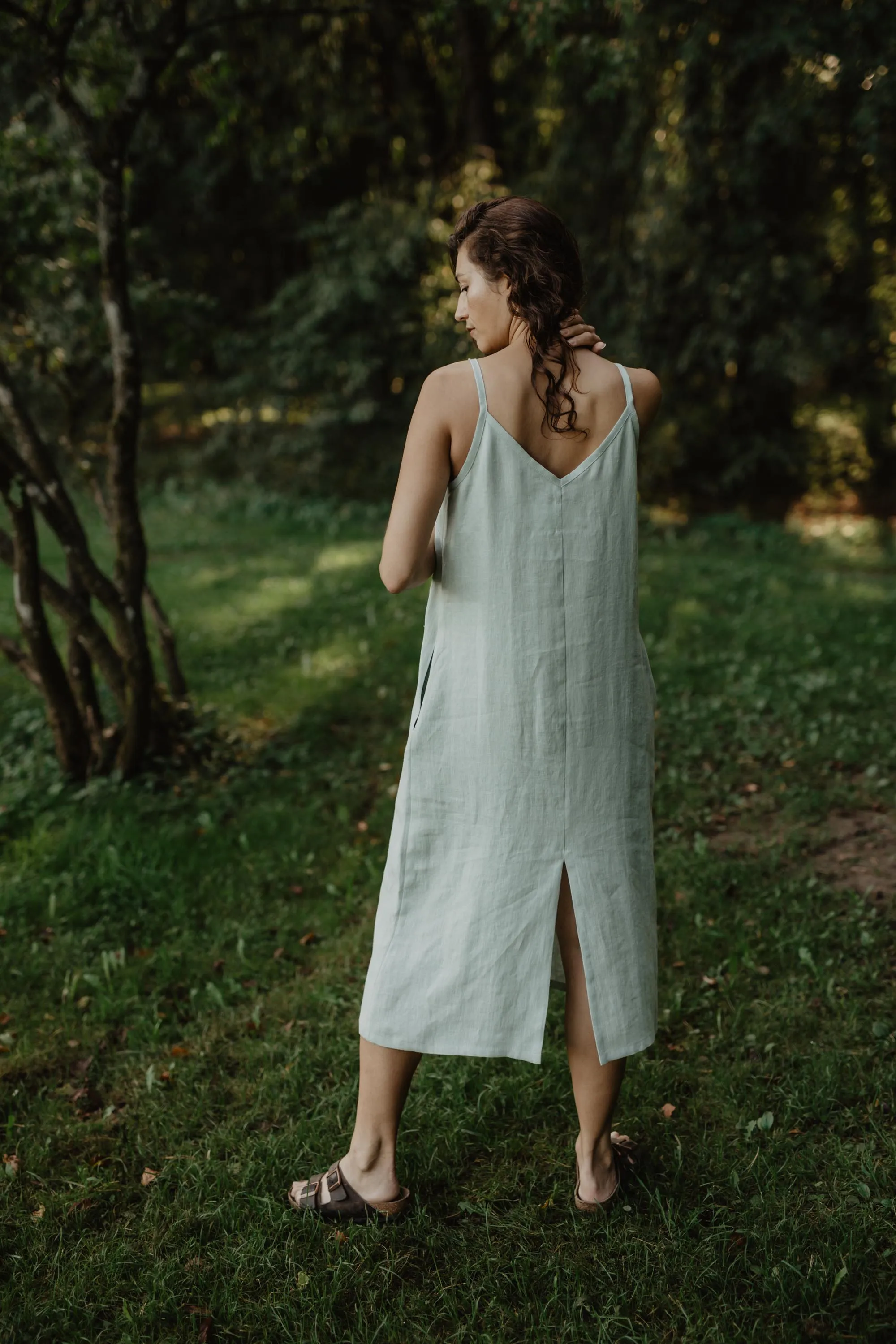 Linen long dress Jakarta by AmourLinen