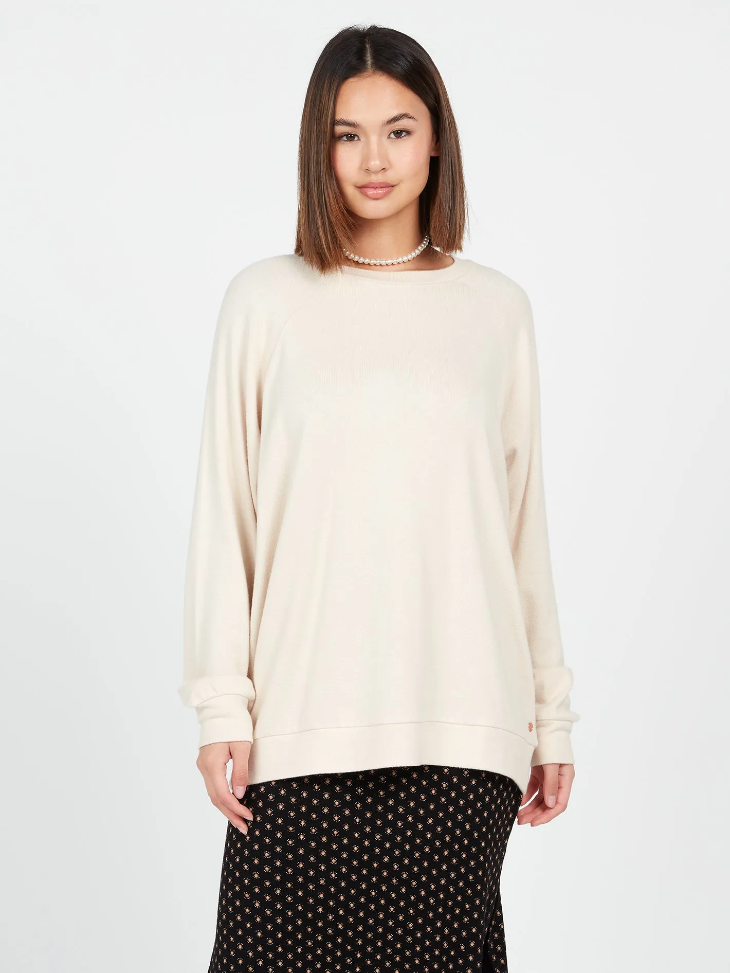 Lived In Lounge Fleece Sweatshirt - Sand