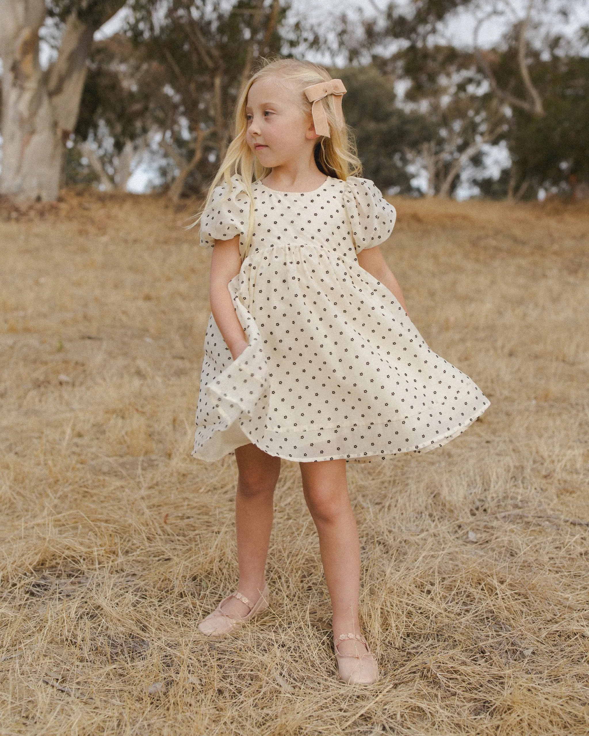 Luna Dress || Flocked Daisy