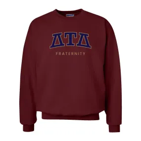 Maroon Old School Crewneck