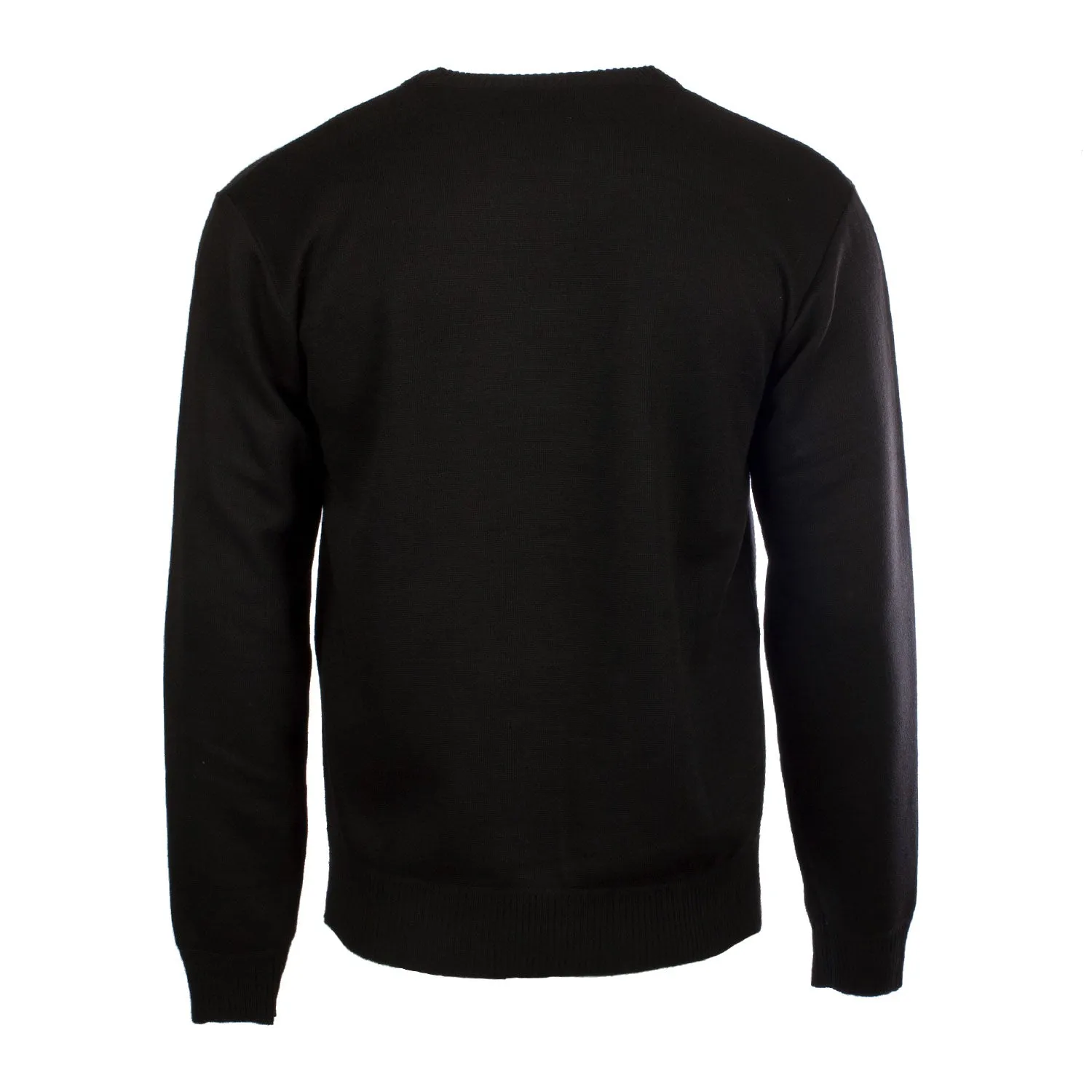 Men's Ballantrae Thistle Jumper  Black