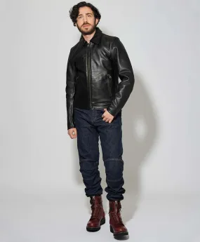 Mens Black Leather Jacket