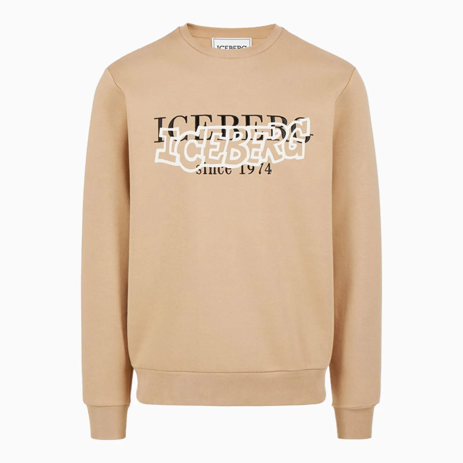 Men's Crew Neck Sweatshirt With Institutional Logo