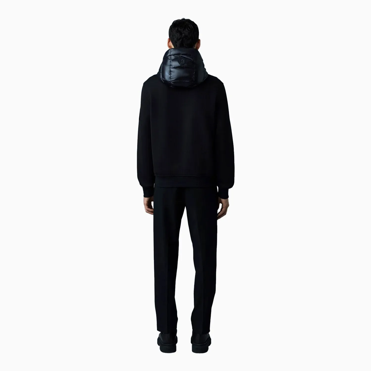 Men's FRANK Double Face Jersey Bomber Jacket With Hood