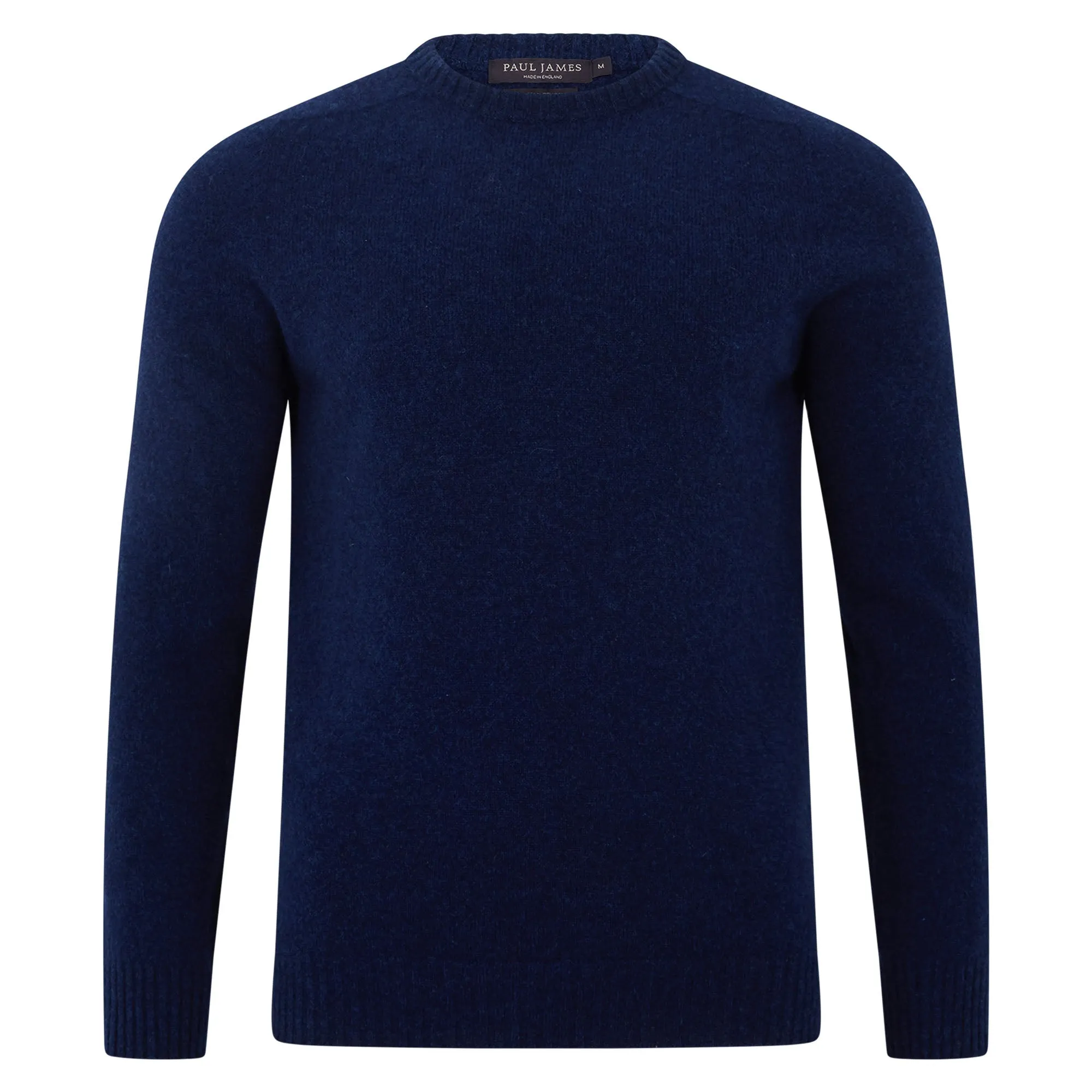 Mens Lambswool Saddle Shoulder Jumper