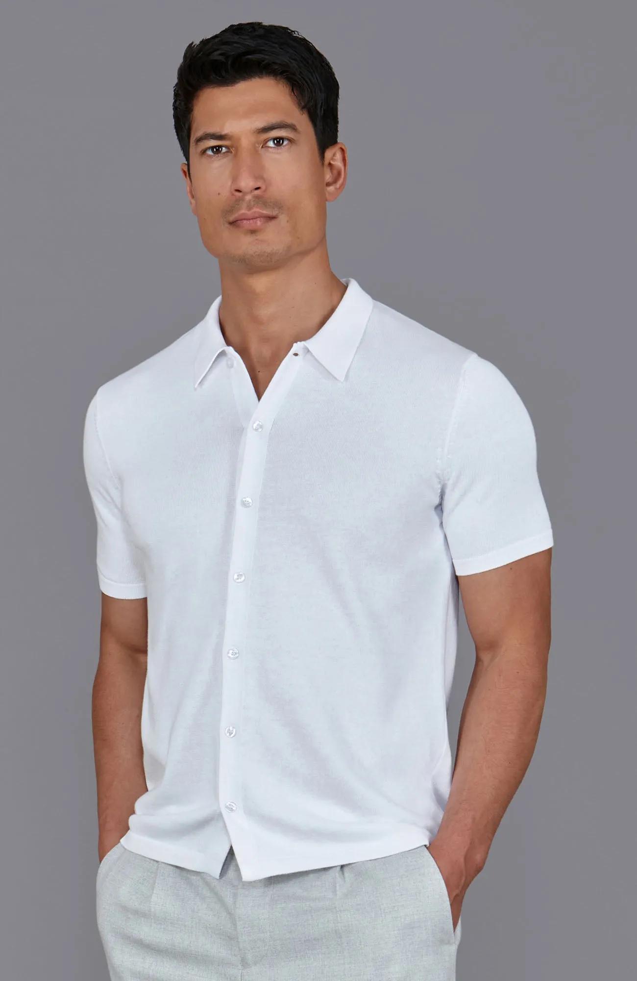 Mens Lightweight Cotton Short Sleeve Shirt