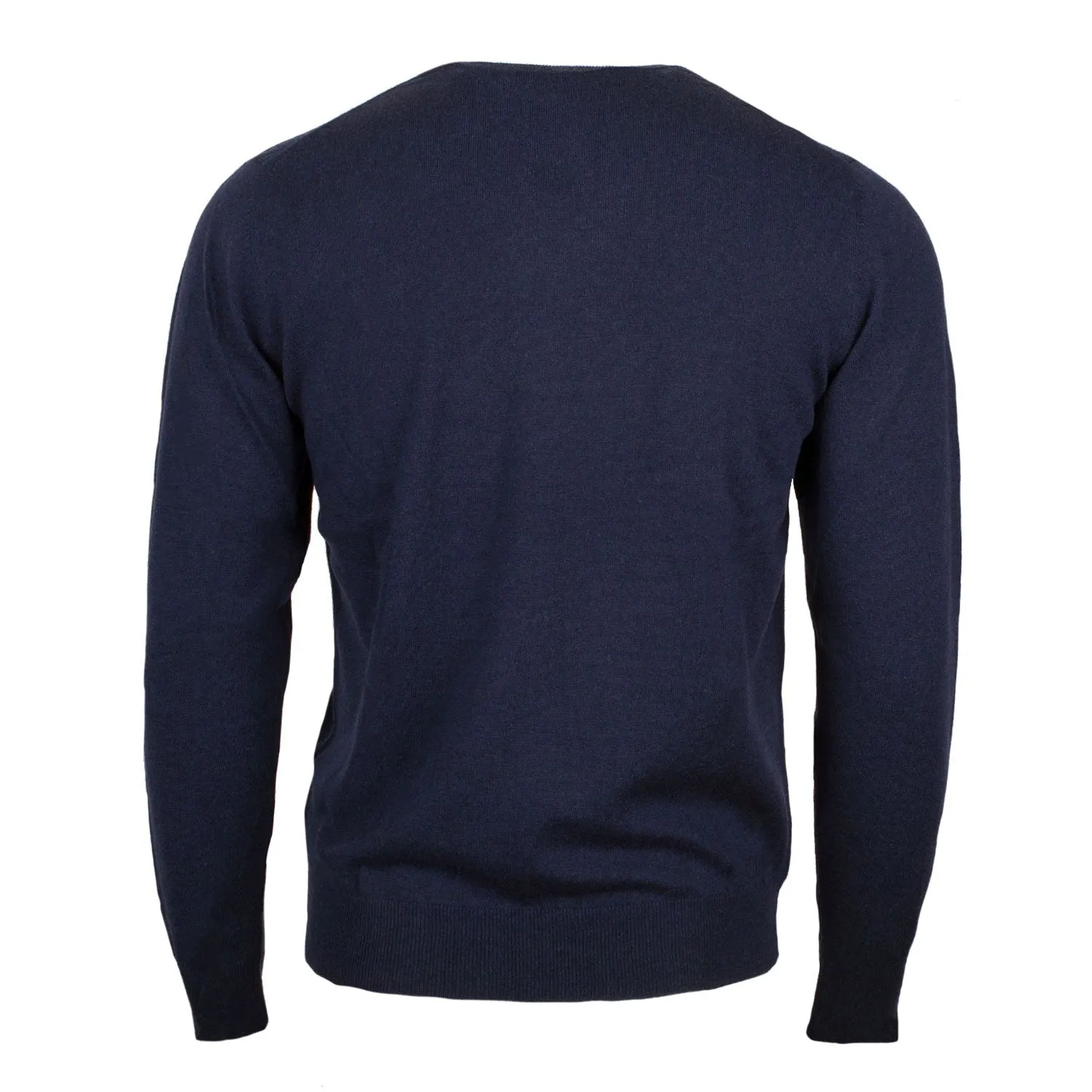 Men's Merino Wool Crew Neck Sweater Jumper Cosmos